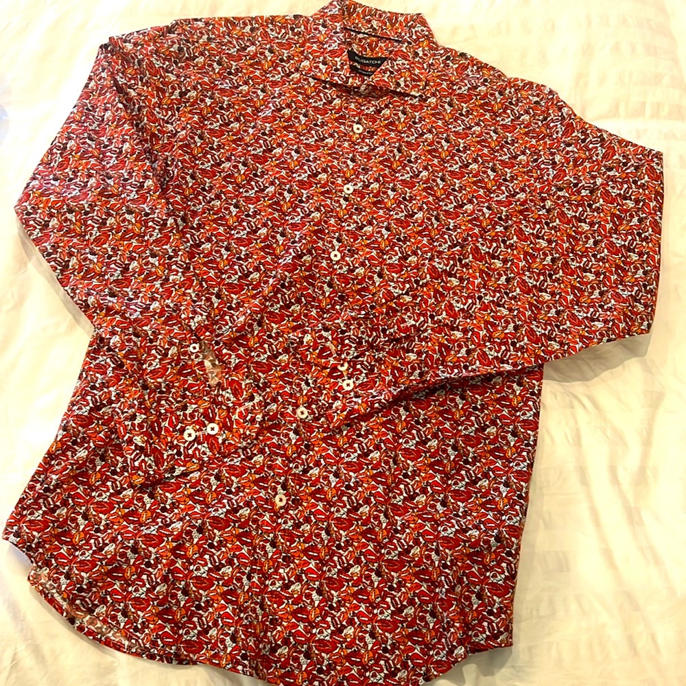 Worn once Bugatchi Men Long Sleeve size M